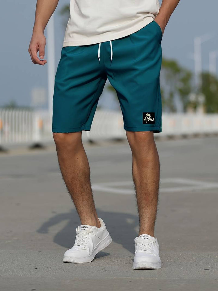 Levoire | Shorts Camouflage Double Couche Vert foncé