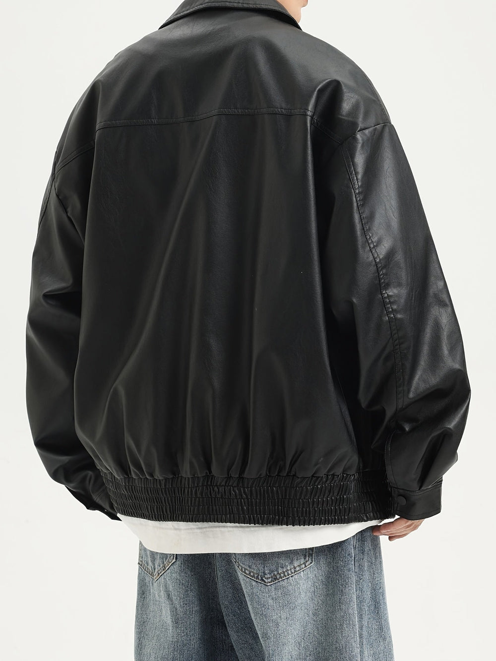 Levoire | Veste Pour Hommes En Cuir Pu Élégant