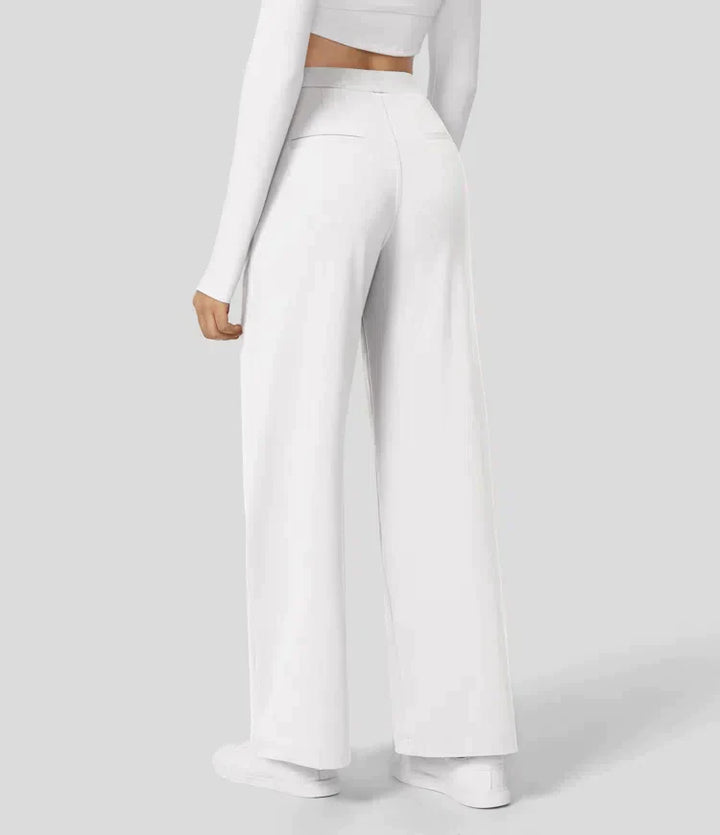 Levoire | Pantalon Palazzo Évasé Taille Haute Pour Femmes