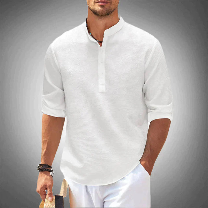 Levoire | Polo T-Shirt Pour Hommes Blanc