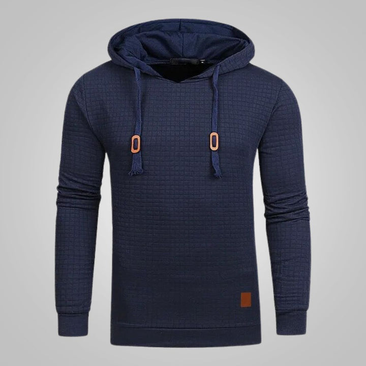 Levoire | Sweat à Capuche Confortable à Manches Longues Bleu foncé