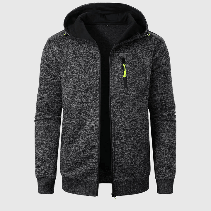 Levoire | Veste En Polaire Pour Hommes Avec Fonctionnalité Sportive Gris