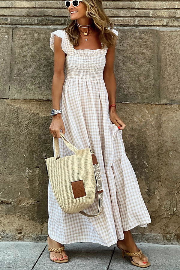 Levoire | Robe longue multicolore Khaki