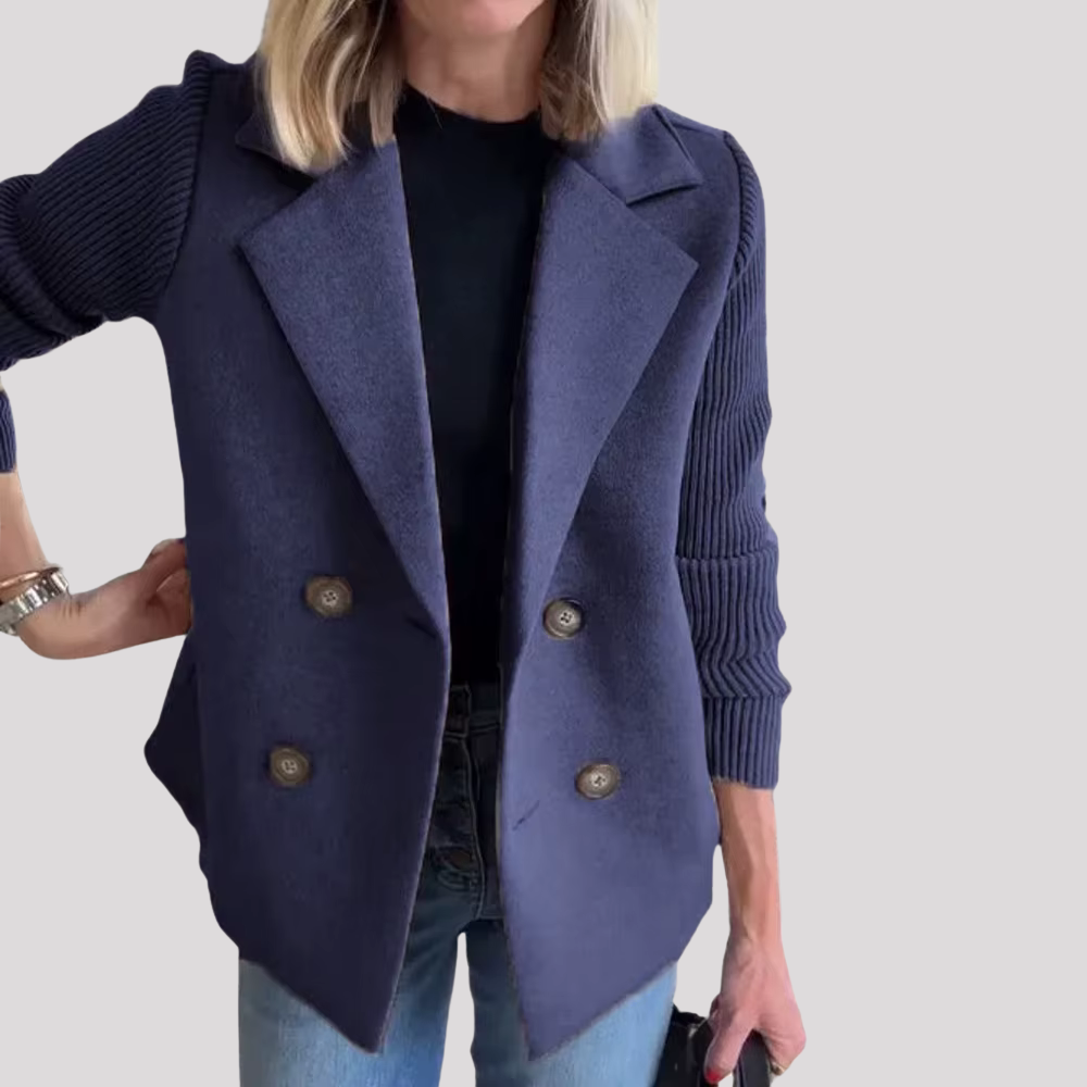 Levoire | Manteau Élégant Pour Femmes Bleu