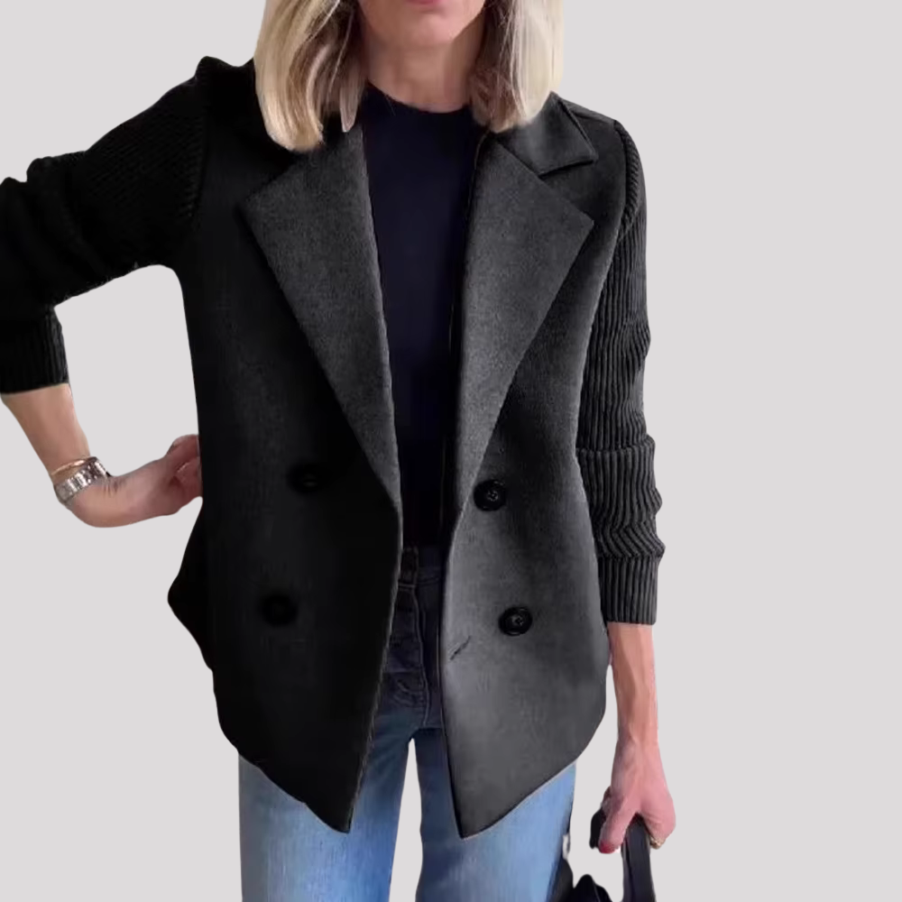 Levoire | Manteau Élégant Pour Femmes gris foncé