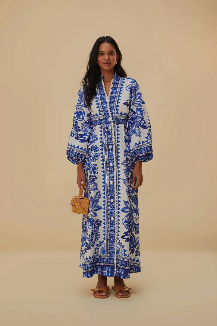 Levoire | Robe Maxi Rio Bleu