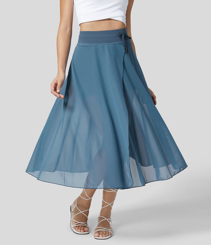 Levoire | Haut Taille 2 En 1 Jupe Bleu