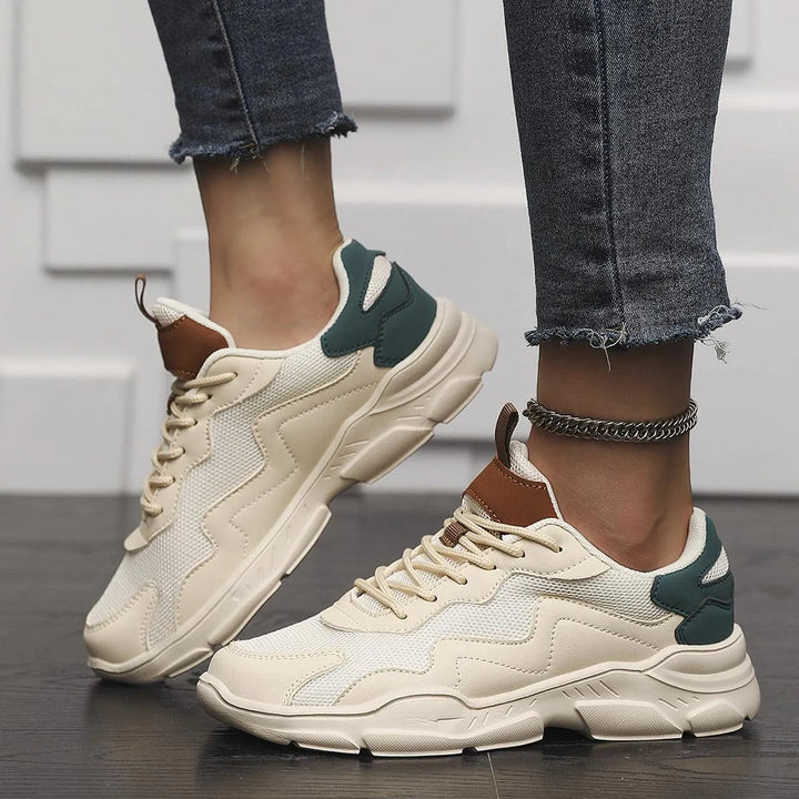 Levoire | Chaussures de sport en matériau maille respirant Beige