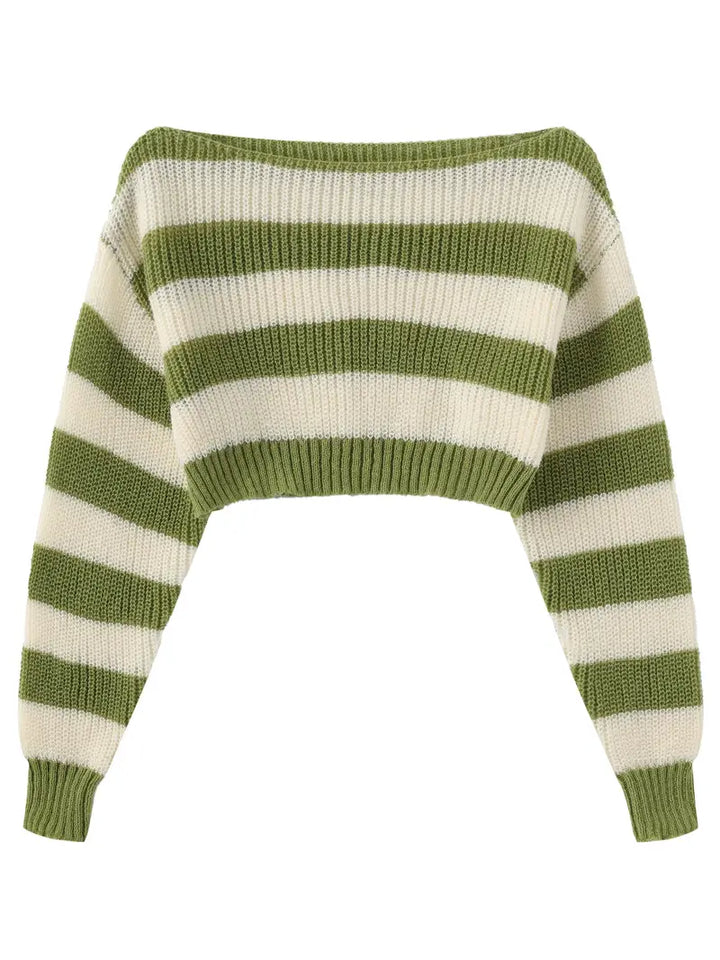 Levoire | Lyhyt Jersey Pyöreäkauluspaita Inspiroitunut Y2K Tyylistä Naisille Matcha väri
