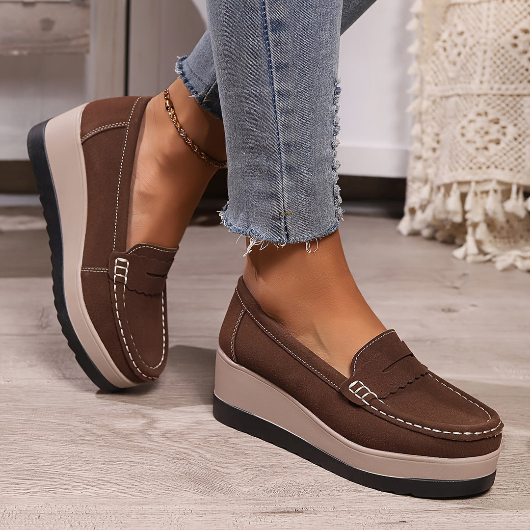 Levoire | Confortable Chaussures Basses À Chevilles En Caoutchouc Lisse