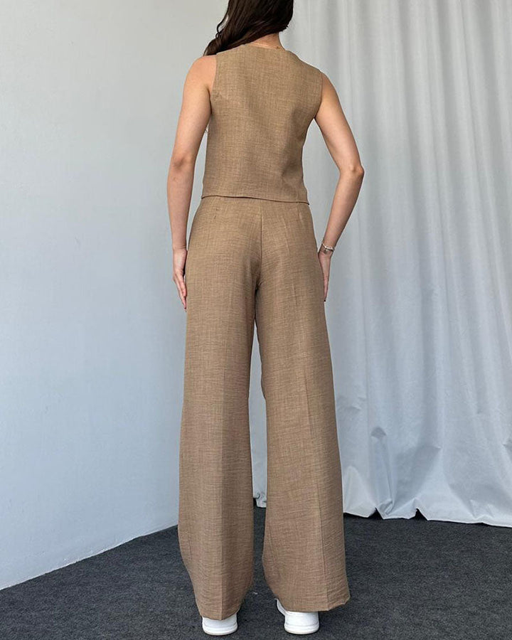 Levoire | Ensemble Sans Manches Avec Pantalon