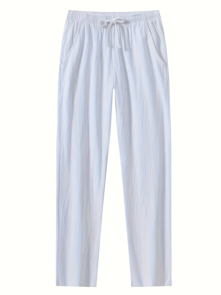 Levoire | 100% Coton Pantalons Détendus À Cordon