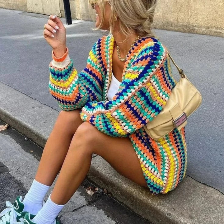 Levoire | Gilet En Tricot Coloré