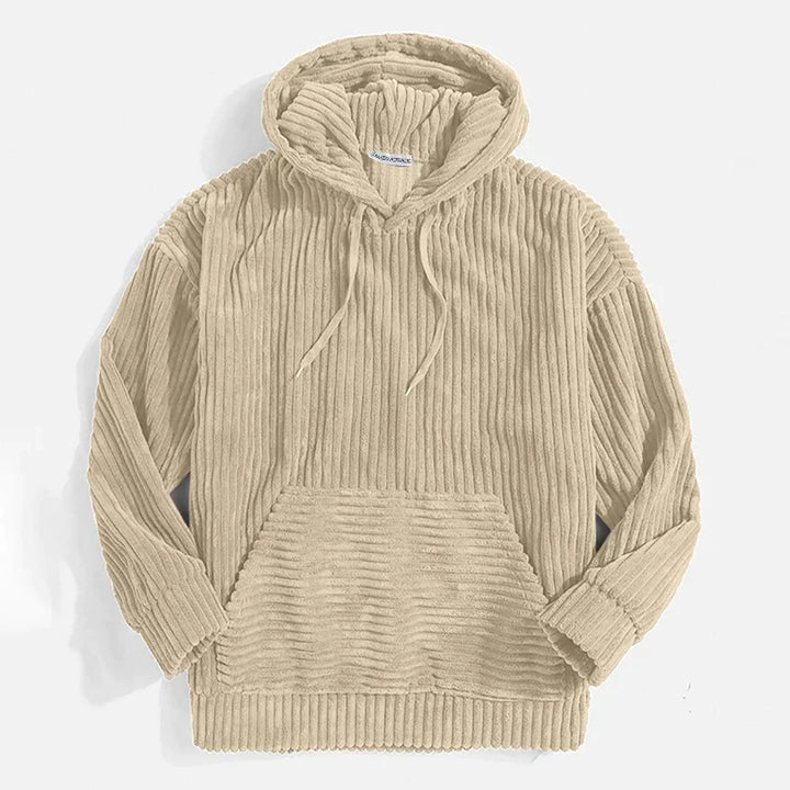 Levoire | Sweat À Capuche Confortable Pour Hommes Beige