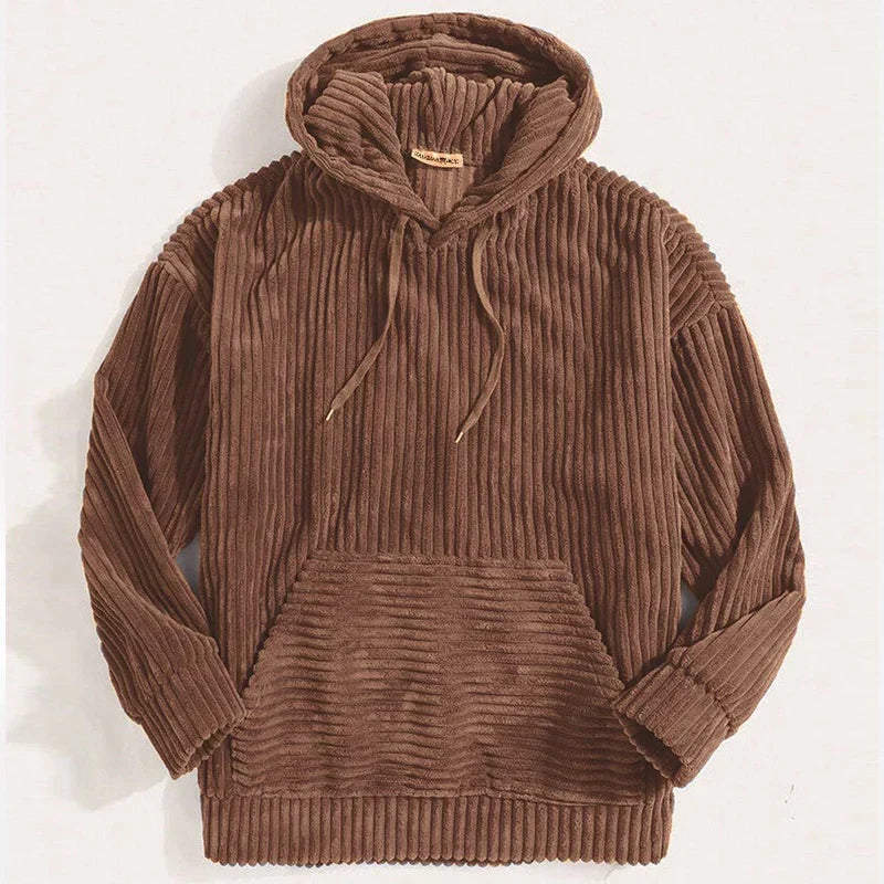 Levoire | Sweat À Capuche Confortable Pour Hommes Braun