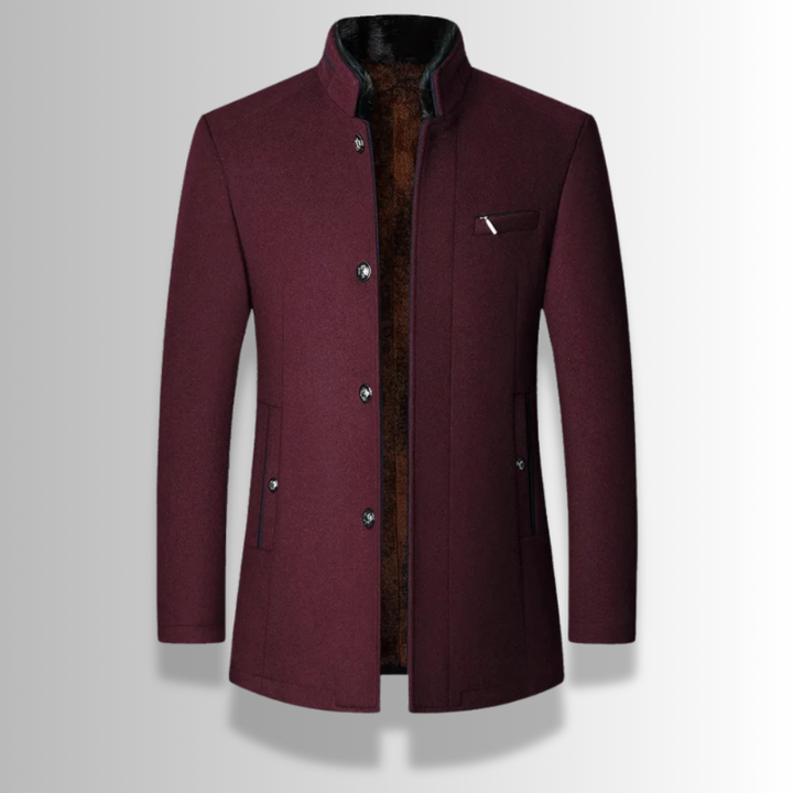 Levoire | Manteau En Laine Rouge