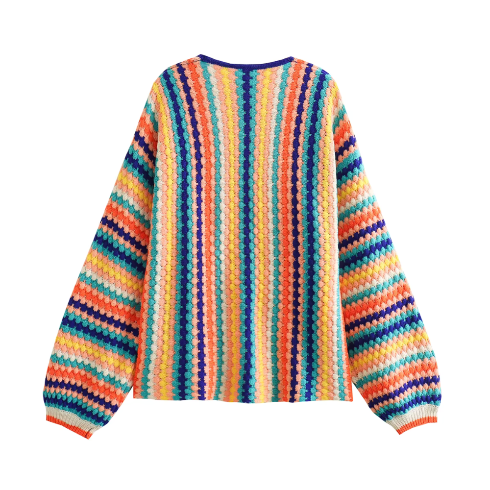 Levoire | Gilet En Tricot Coloré Multicolore