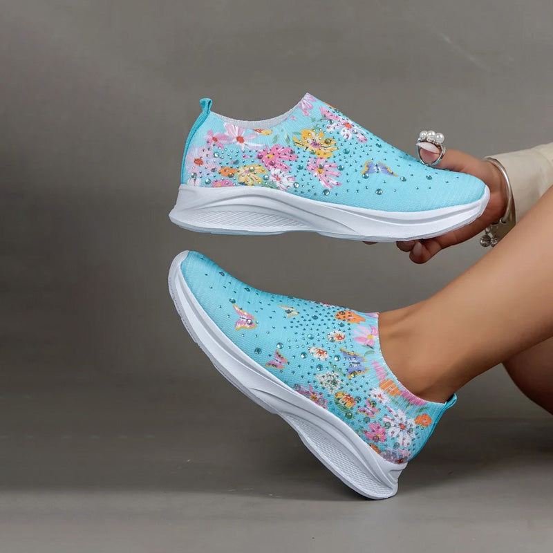 Levoire | Baskets Slip On Confortables Avec Motif Papillon Pour Femmes