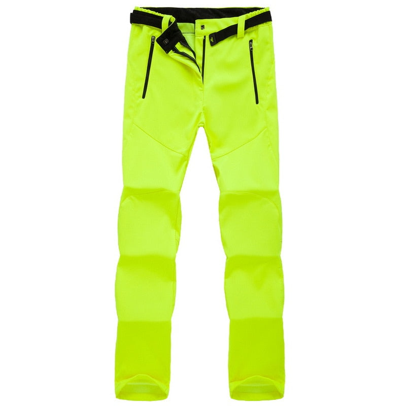 Levoire | Pantalons De Randonnée Imperméables Pour Femmes Aventureuses Jaune Néon