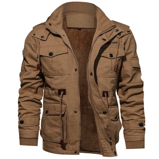 Levoire | Veste Commandant Élégante Khaki