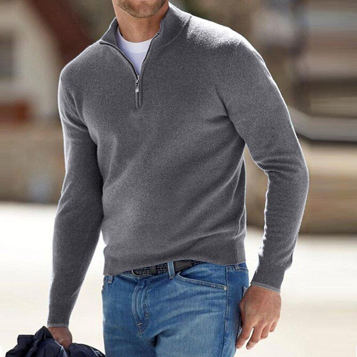Levoire | Pull À Demi-Zip Gris