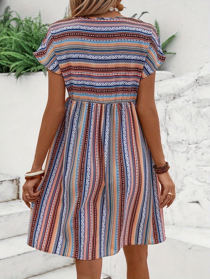 Levoire | Robe De Style Boho Rayée