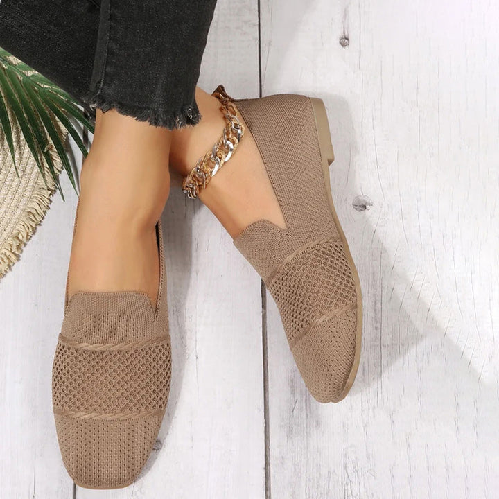 Levoire | Baskets Slip-On Respirantes Pour Femmes Khaki