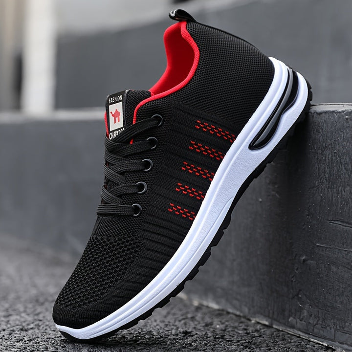 Levoire | Chaussures De Course Sportives À Semelle Souple Pour Hommes Must Rouge