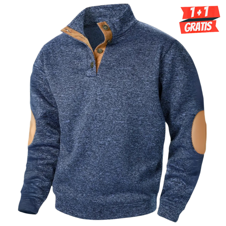 Levoire | Pull D'Hiver Pour Hommes Bleu marine