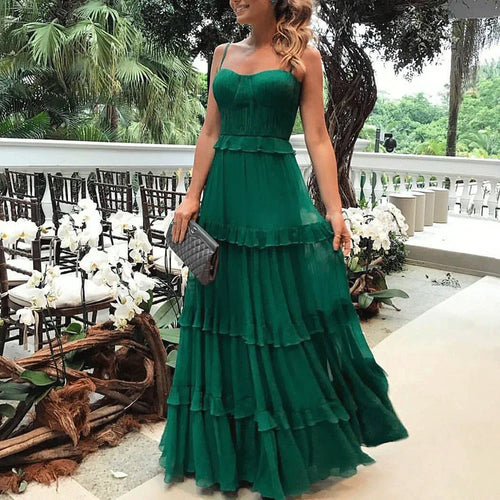 Levoire | Robe De Soirée Avec Bretelles Spaghetti