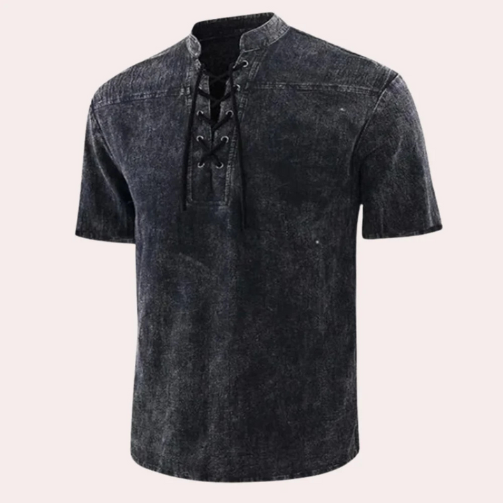 Levoire | Ramassage De Raisins Chemise En Denim Avec Embellissements gris foncé