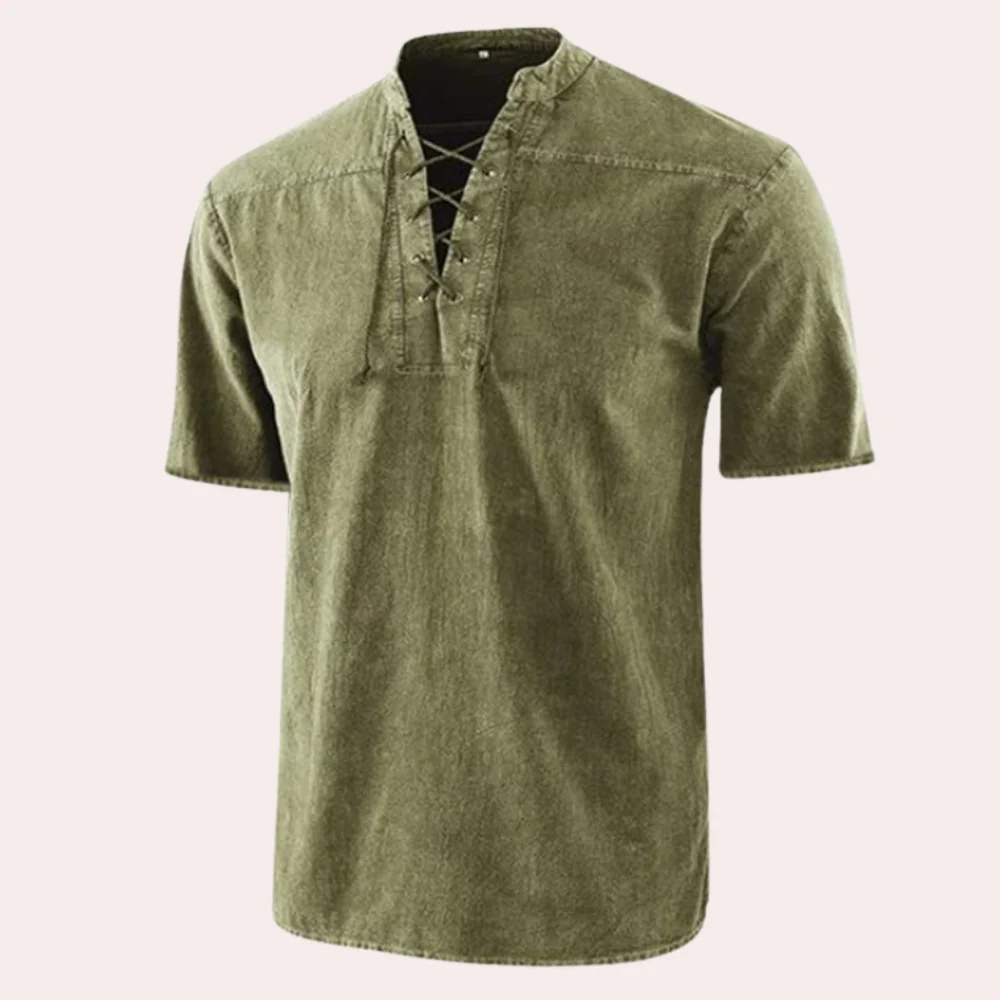 Levoire | Ramassage De Raisins Chemise En Denim Avec Embellissements Vert