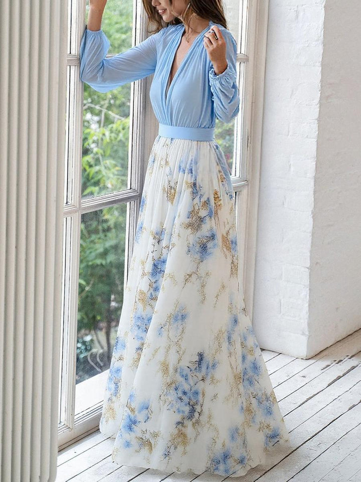 Levoire | Robe Maxi À Imprimé Floral Éblouissant