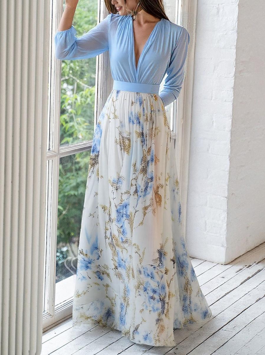 Levoire | Robe Maxi À Imprimé Floral Éblouissant