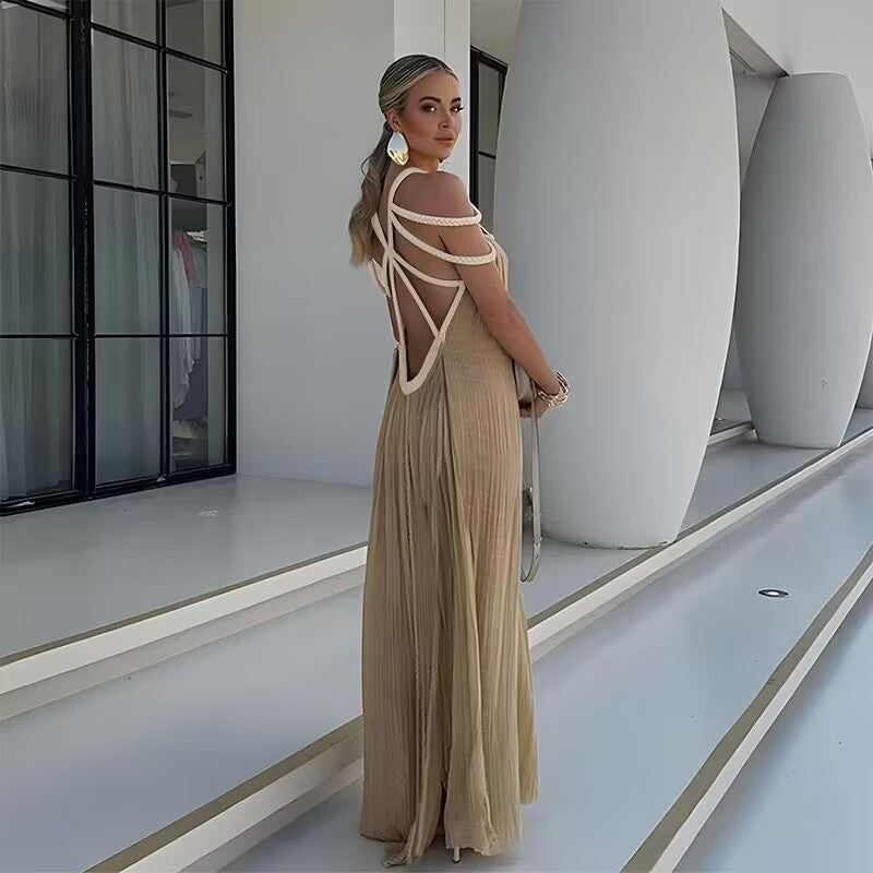 Levoire | Robe Longue En Tissu Fluide