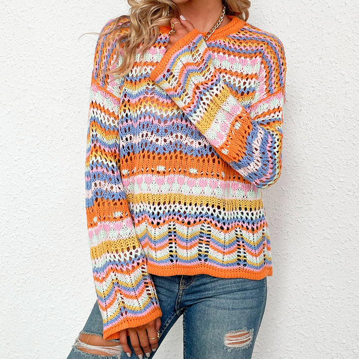 Levoire | En Tricot Rayé Colorées