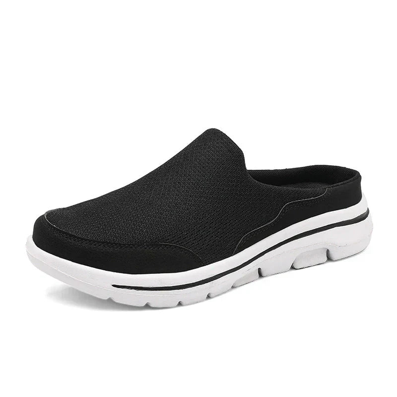 Levoire | Chaussons Pour Hommes En Matériau Respirant Noir