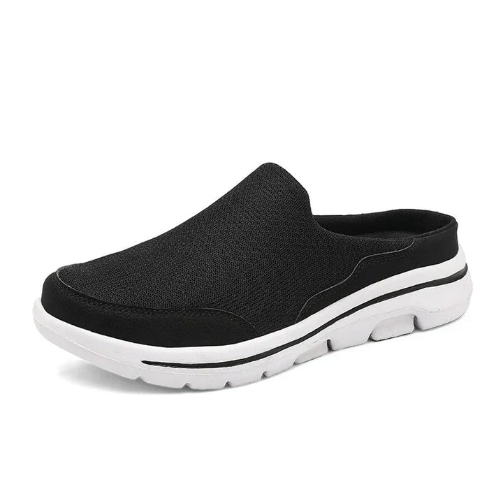 Levoire | Chaussons Pour Hommes En Matériau Respirant Noir