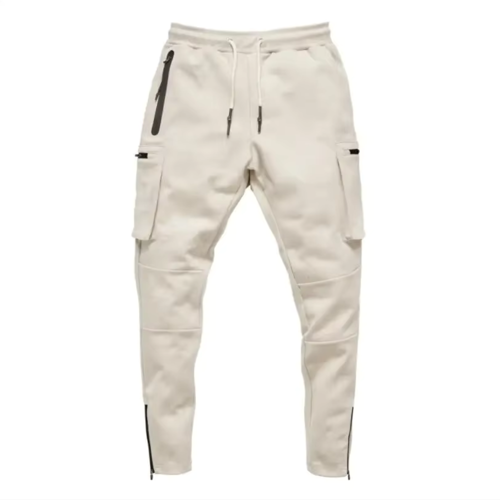 Levoire | Pantalon Cargo De Jogging Sportif Blanc