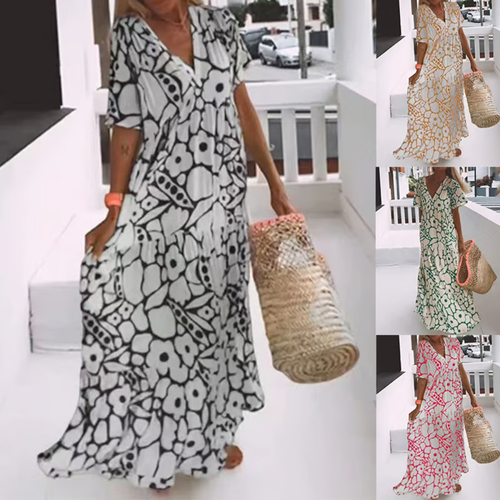 Levoire | Robe Maxi D'Été Avec Imprimés Floraux