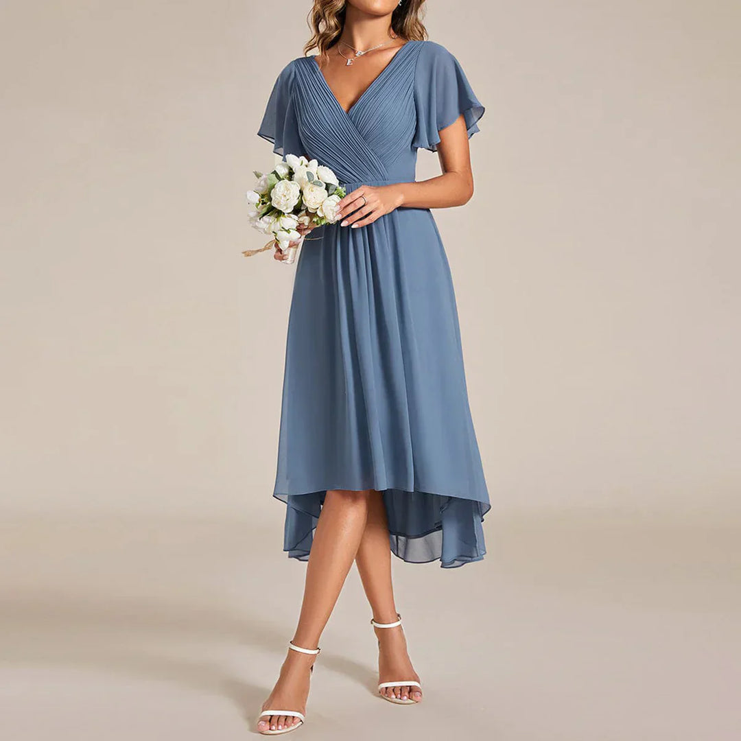 Levoire | Beautiful Short-Sleeve Midi Dress 2XL