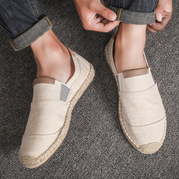 Levoire | Élégant Mocassin En Toile Léger Pour Hommes