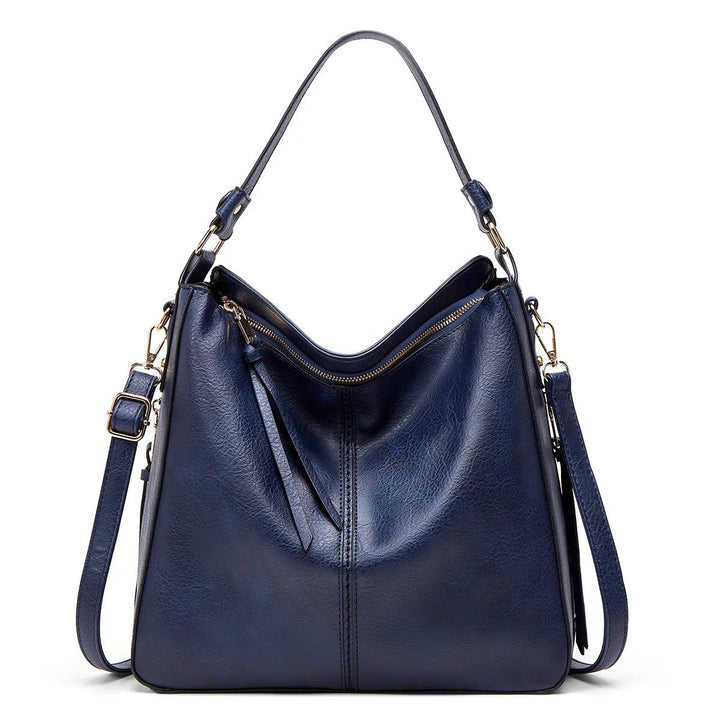 Levoire | Conception Sac À Epaule En Cuir Doux Sininen