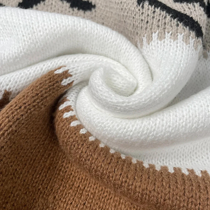 Levoire | Pull Avec Motif Léopard