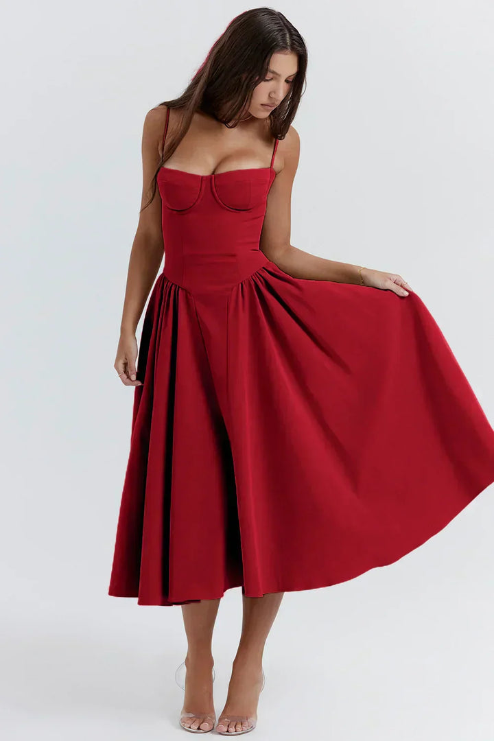 Levoire | Robe Corset Sans Manches Raffinée