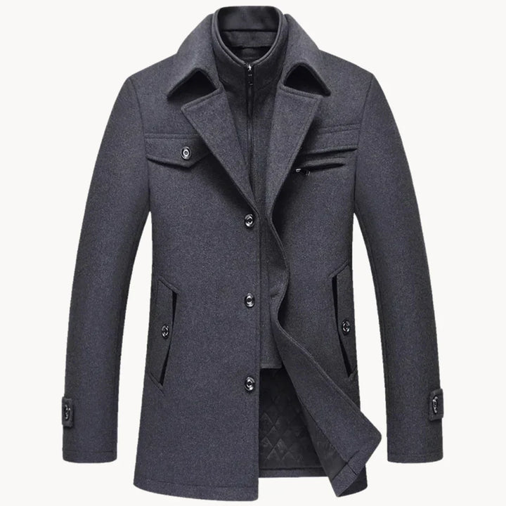 Levoire | Veste En Mélange De Laine Intemporelle Harmaa