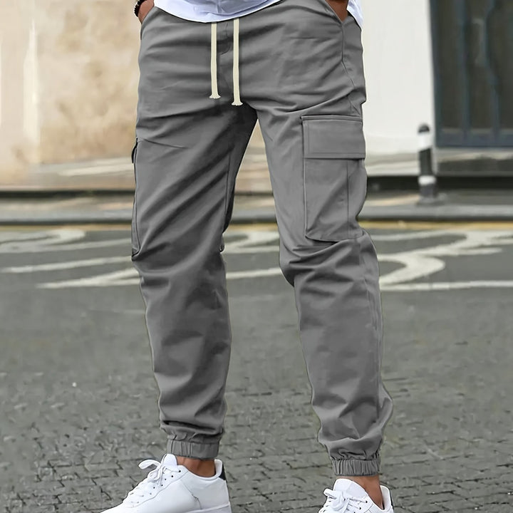 Levoire | Pantalon Cargo Combiné Avec Poche Latérale Raumgray