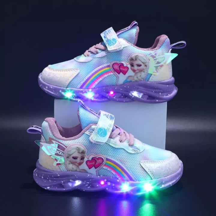 Femmes Baskets Brillantes