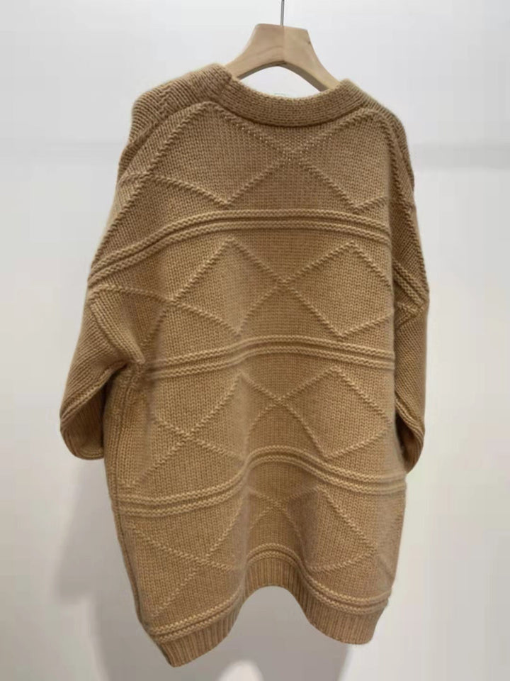 Levoire | Manteau En Cachemire De Qualité, Mi-Long, Nouveau Tempérament Chameau