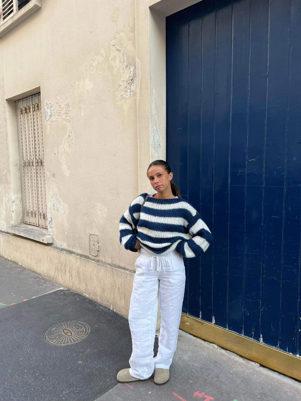 Levoire | Pull En Tricot Rayé
